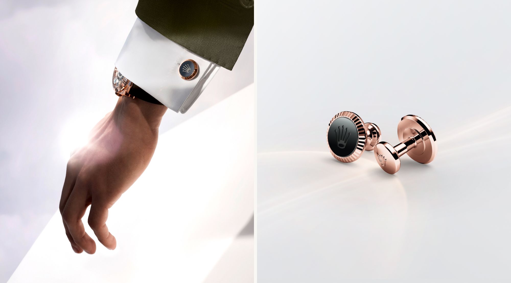 „Riffeldesign” Manschettenknöpfe