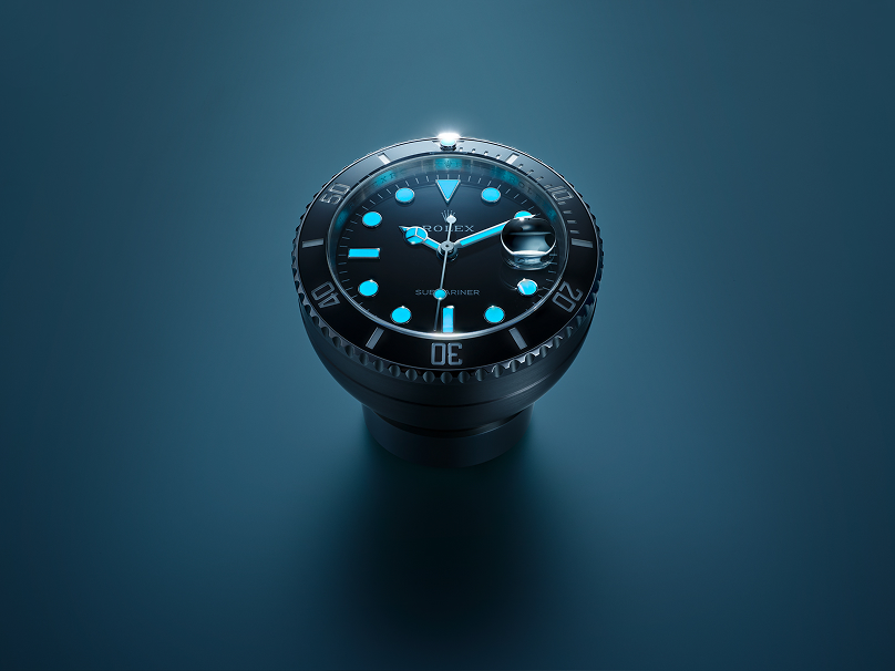 Rolex Tischuhr Night Kalender